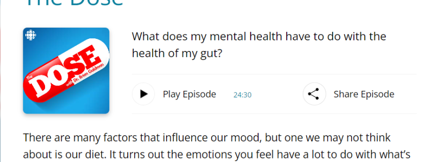 The Dose- What does my mental health have to do with my healthy gut?
